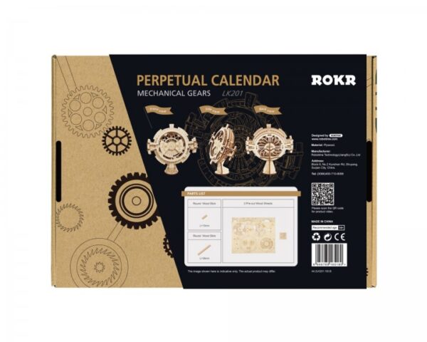 Robotime Perpetual Calendar LK201 - Afbeelding 3