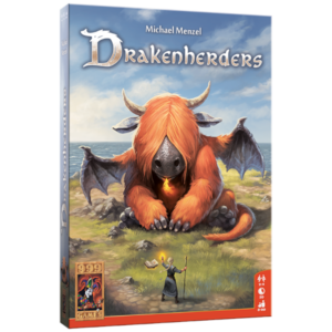 Drakenherders kaartspel van 999 Games met drakenillustraties en kaarten op tafel