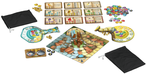 De Kwakzalvers van Kakelenburg Het Duel Bordspel 999 Games - Afbeelding 2