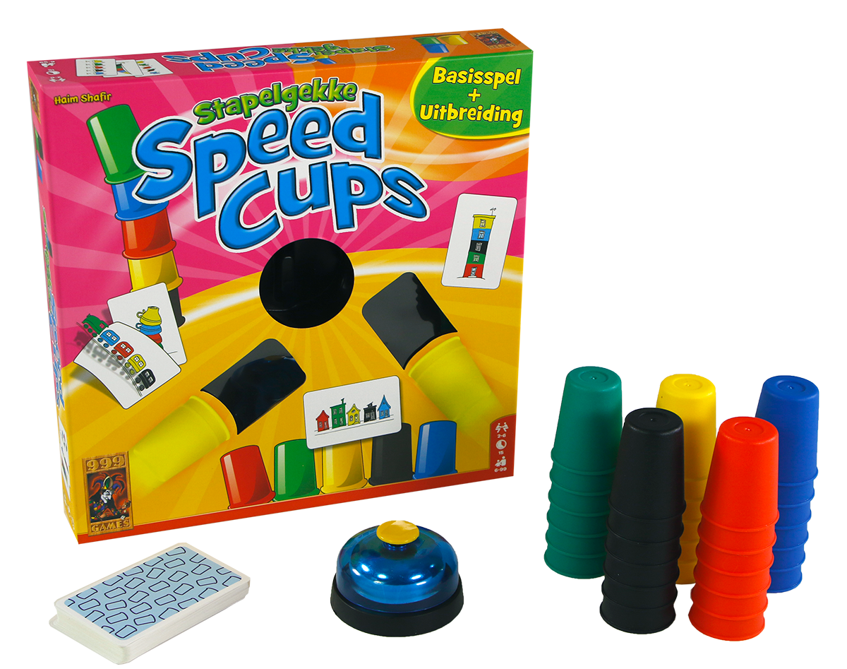 Stapelgekke Speed Cups Bordspel 999 Games - Afbeelding 3