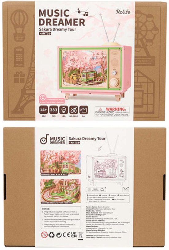 Robotime Sakura Dreamy Tour AMT02 - Afbeelding 3
