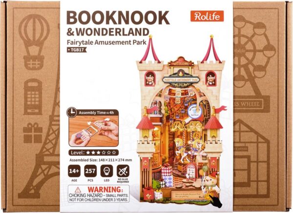 Robotime Book Nook Fairytale Amusement Park TGB17 - Afbeelding 2