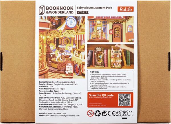 Robotime Book Nook Fairytale Amusement Park TGB17 - Afbeelding 3
