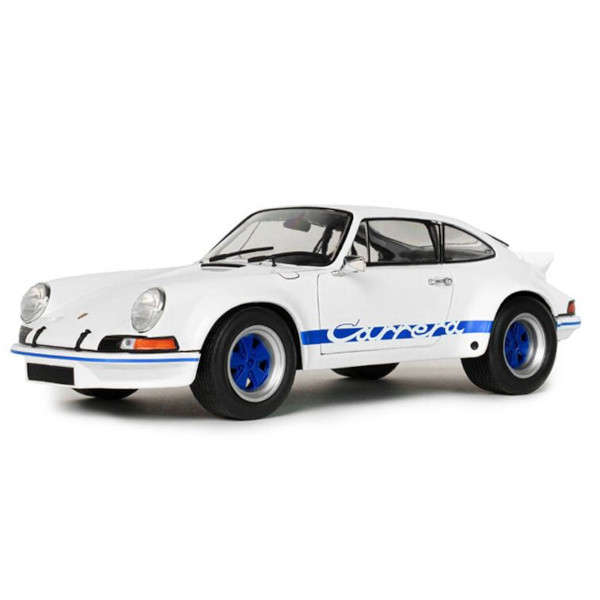 Porsche 911 RSR 1973 Wit Blauwe Stripes