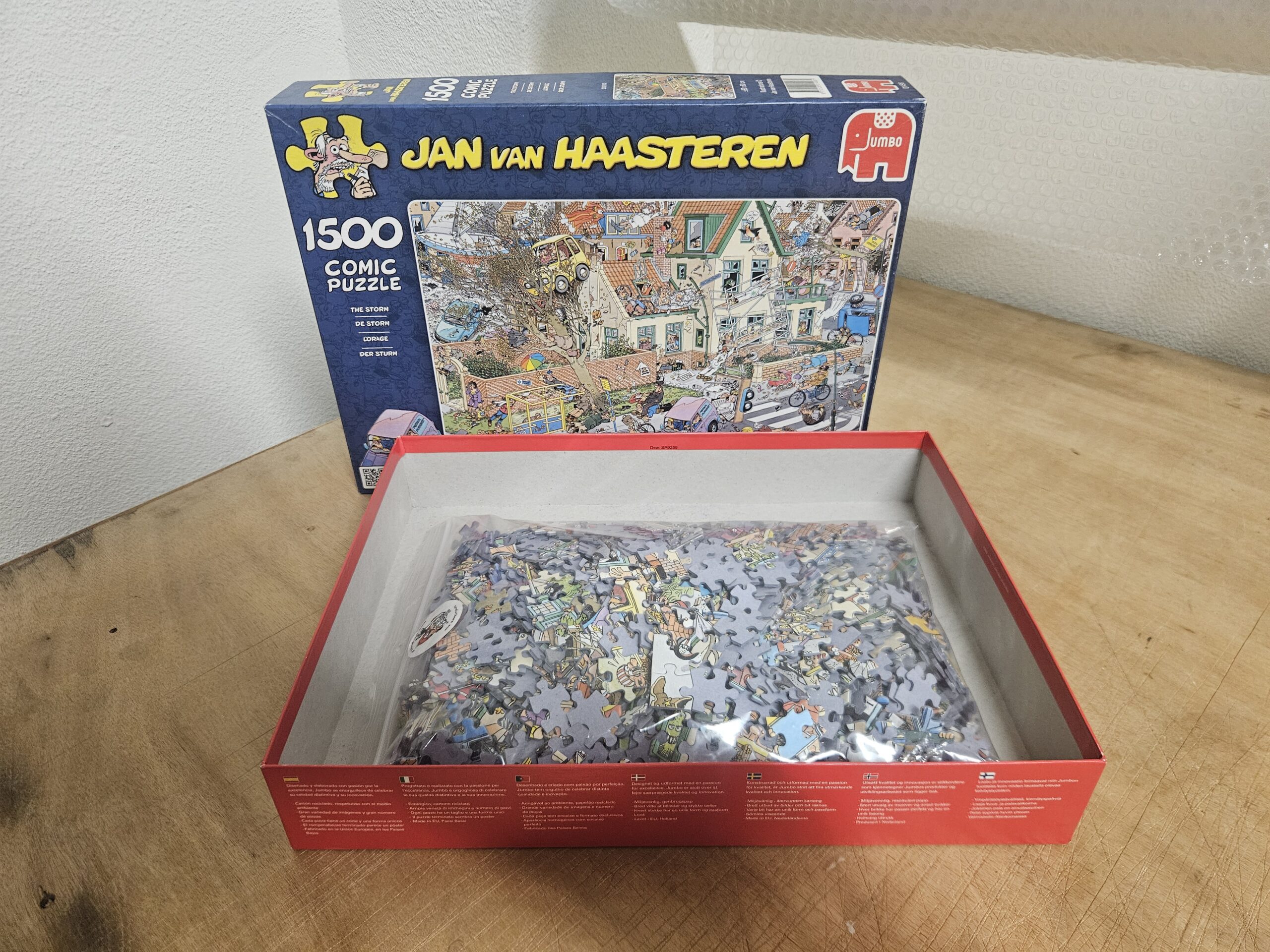 Jan van Haasteren 1500 Stukjes De Storm Puzzel Tweede Kansje - Afbeelding 2