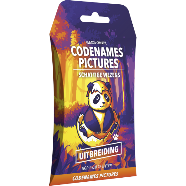 Codenames Expansie Schattige Wezens Partyspel White Goblin Games