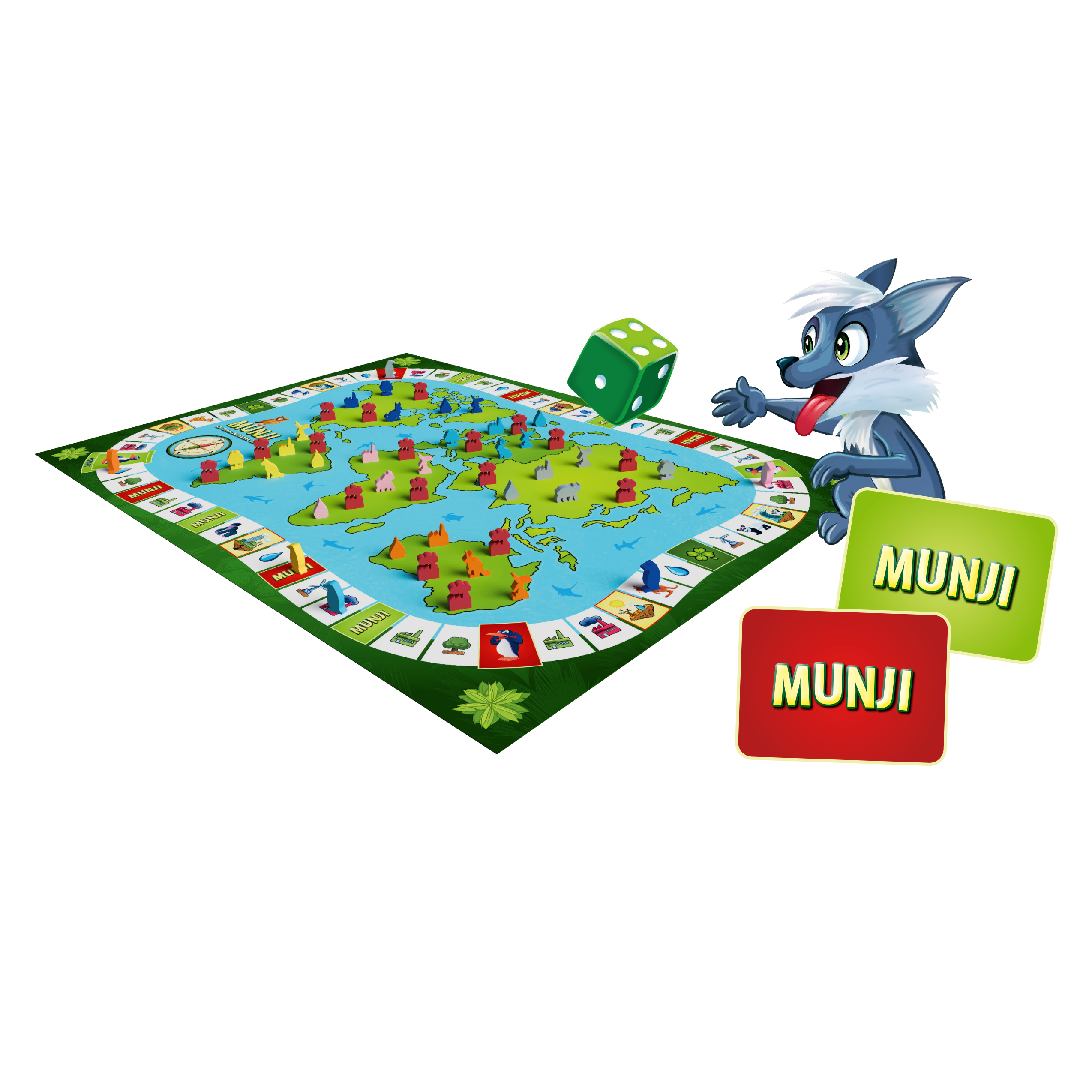 MUNJI Bordspel A Wauzer`s Game