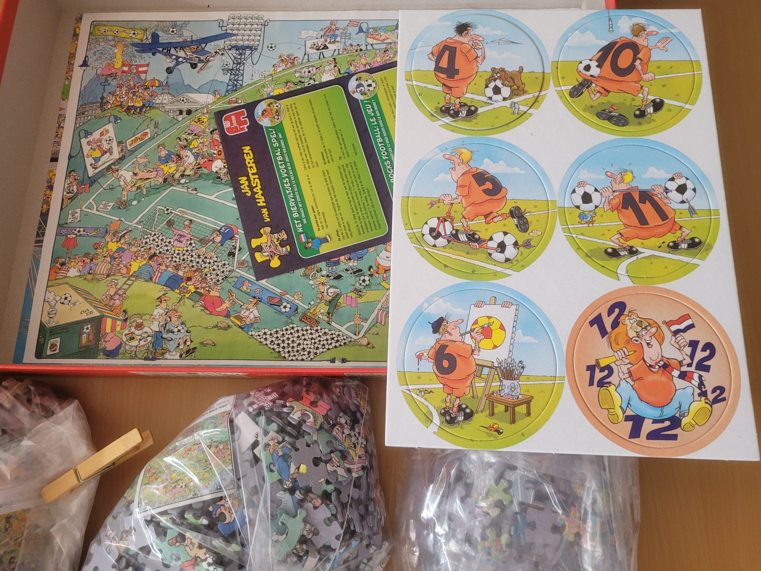 Jan van Haasteren 3x Puzzels Voetbalkampioenschappen Puzzel Tweede Kansje - Afbeelding 3